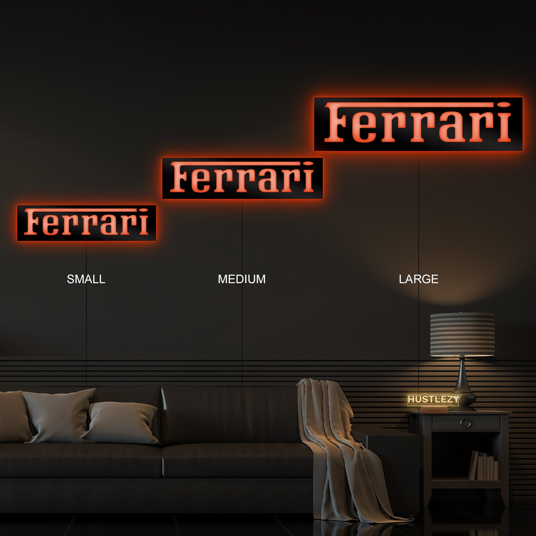 Ferrari LED Logo