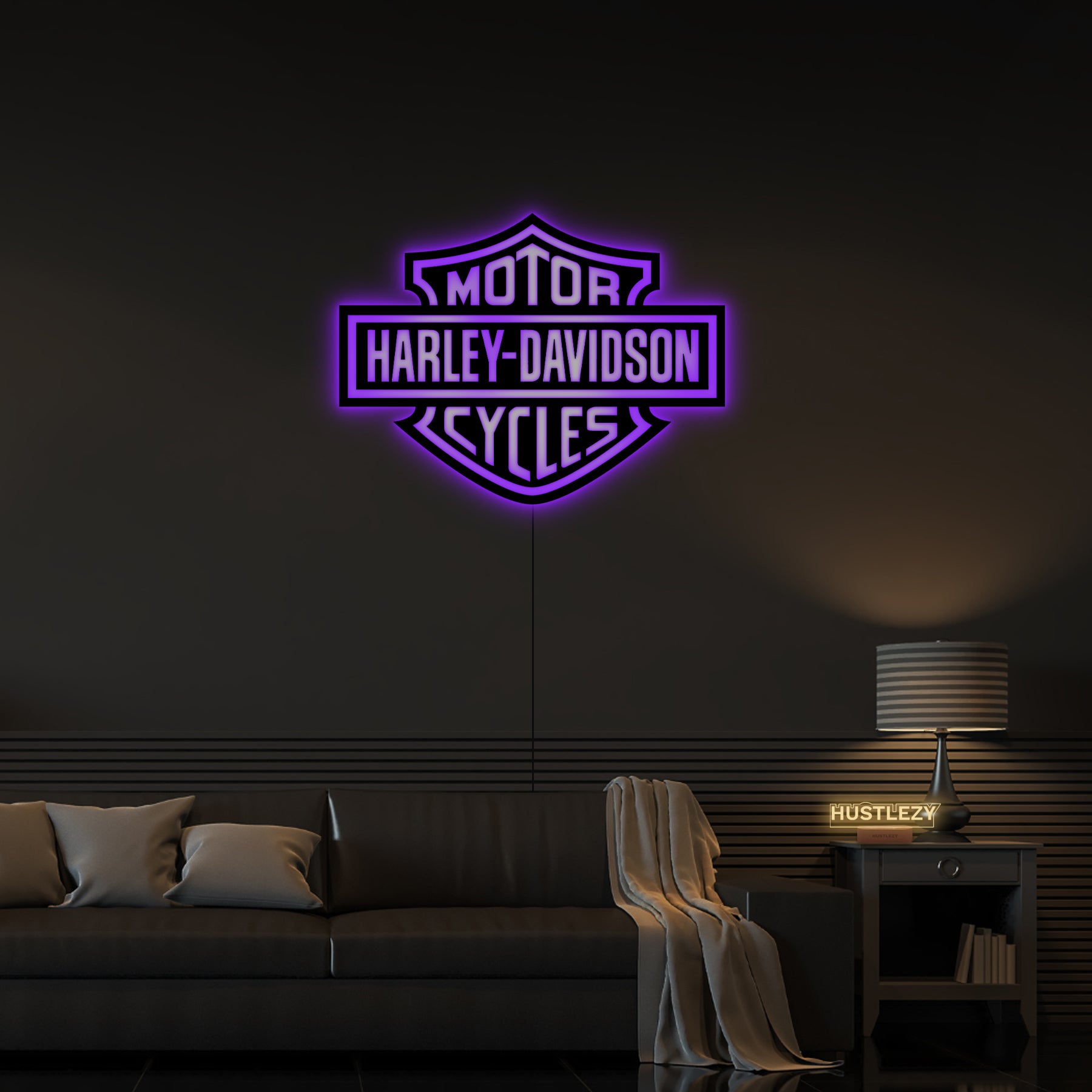 Harley Davidson LED Potrait-Illuminihub