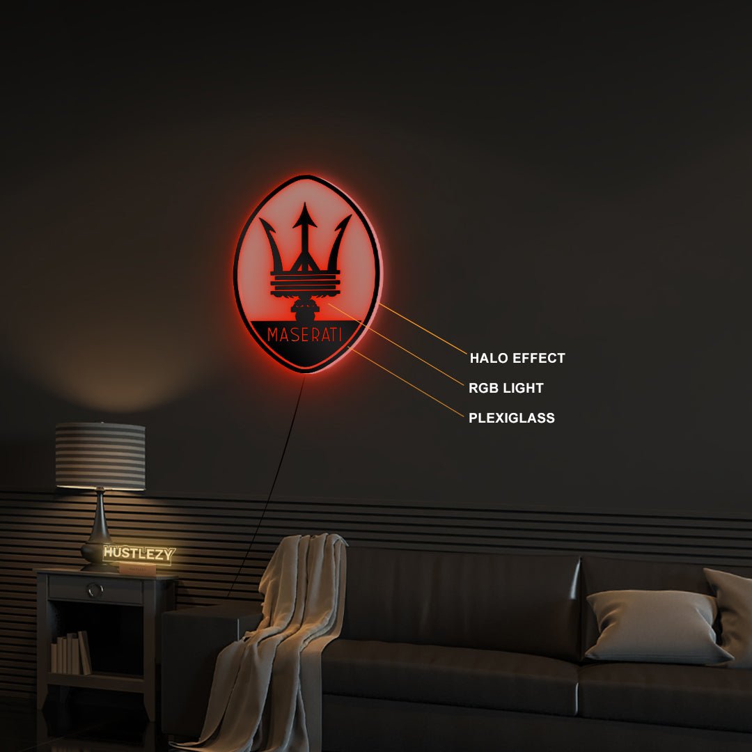 Maserati LED Logo