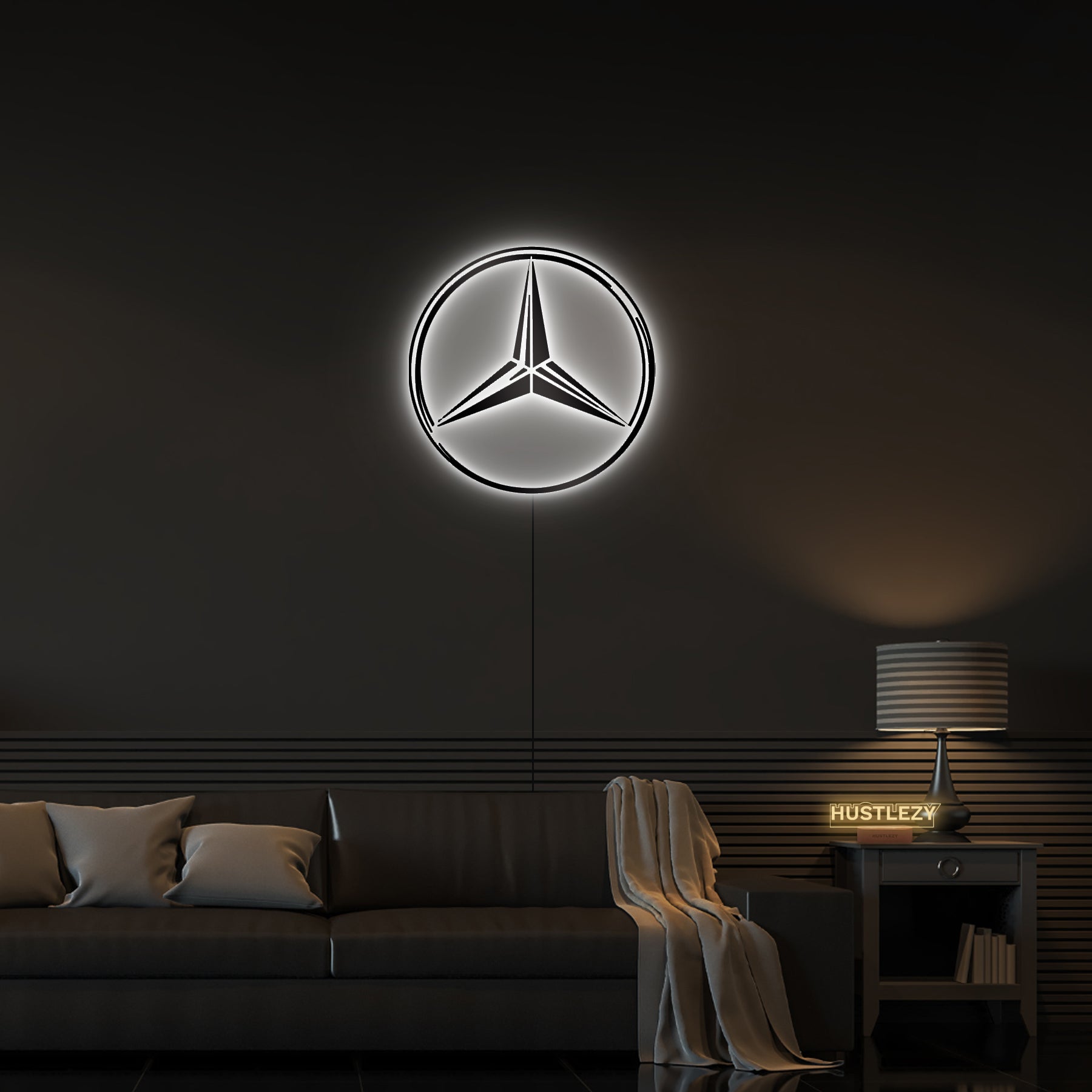 Mercedes Led Logo - Hustlezy