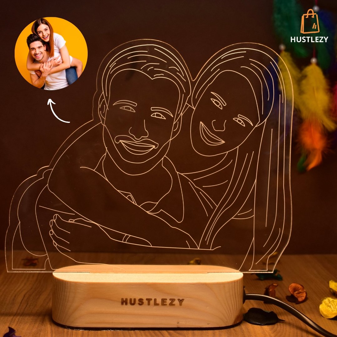 Personalised Bulbify Illusion Lamp - HUSTLEZY