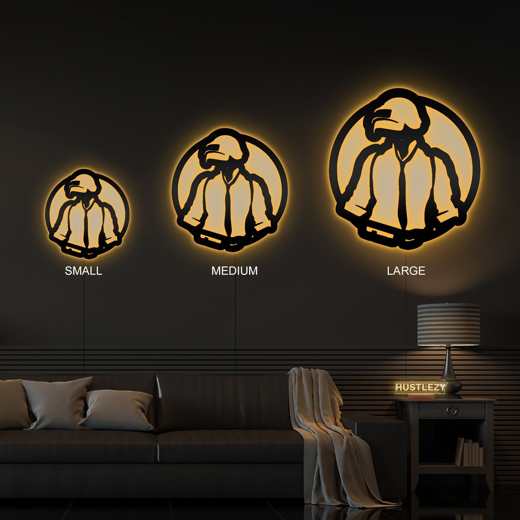 PUBG LED Logo