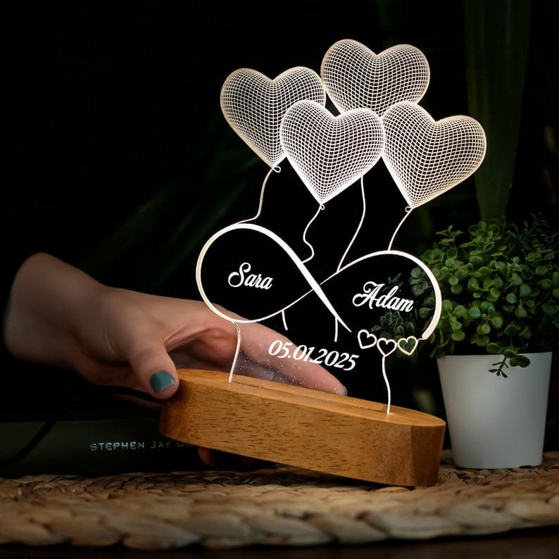 Personalized Name Acrylic LED Lamp