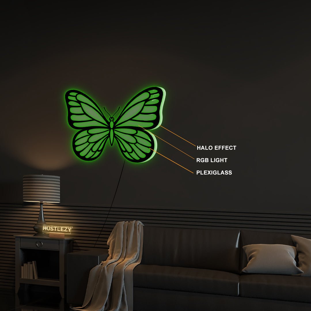 Butterfly LED Logo