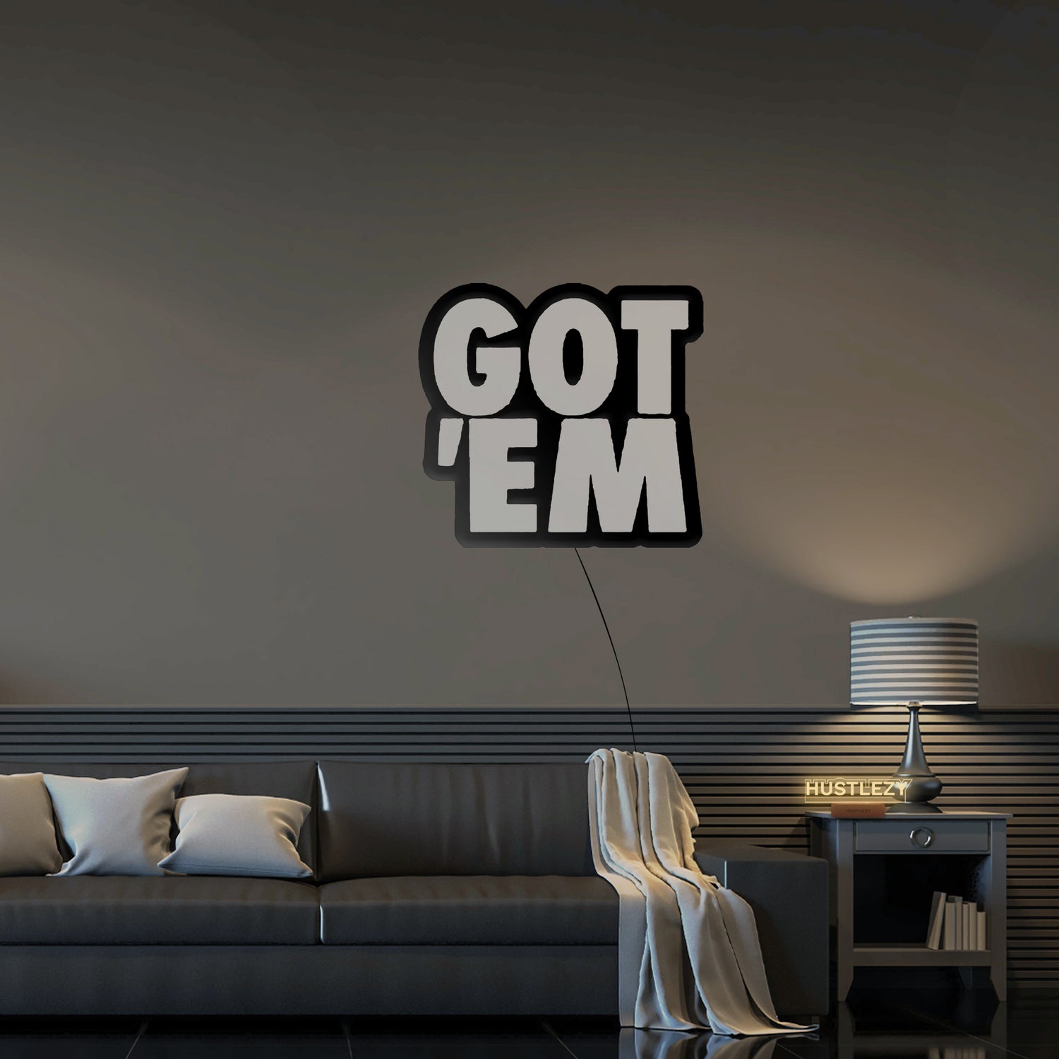 GOT EM LED Logo - HUSTLEZY