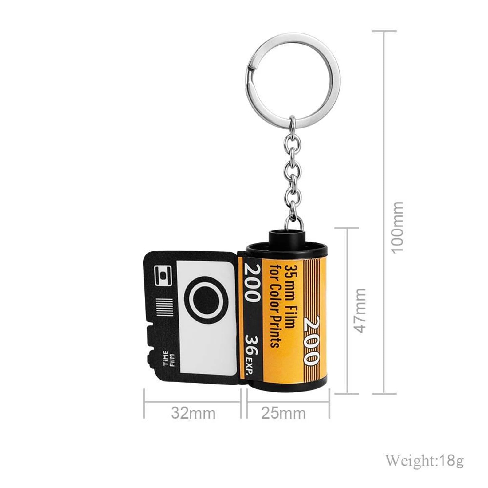 Personalised Camera Roll Keychain