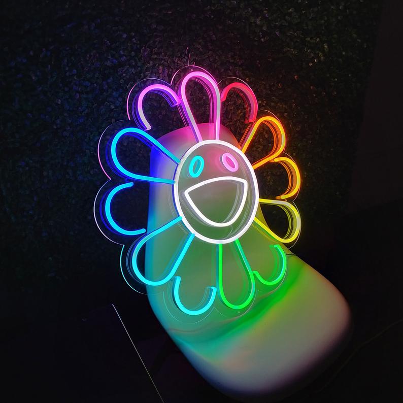 Radiant -Flower LED Neon Sign