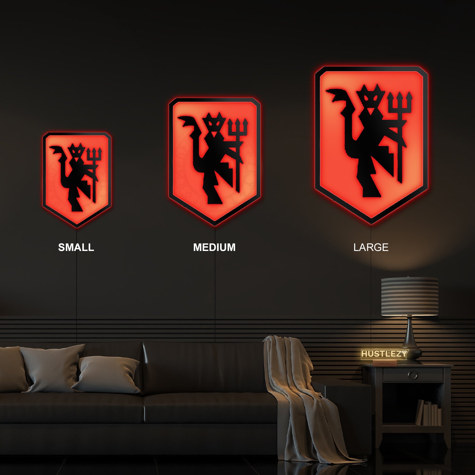 Manchester United Logo LED