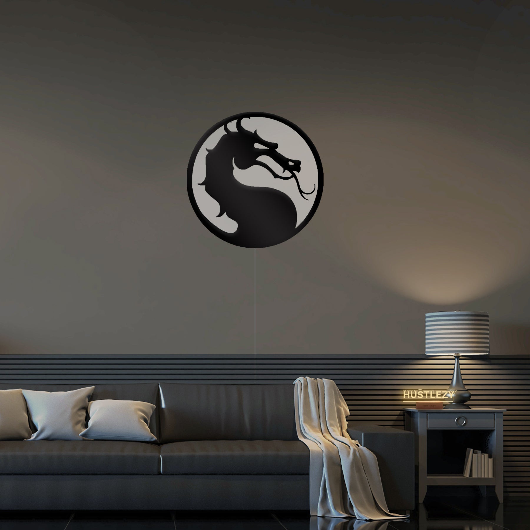 Mortal Kombat LED Logo