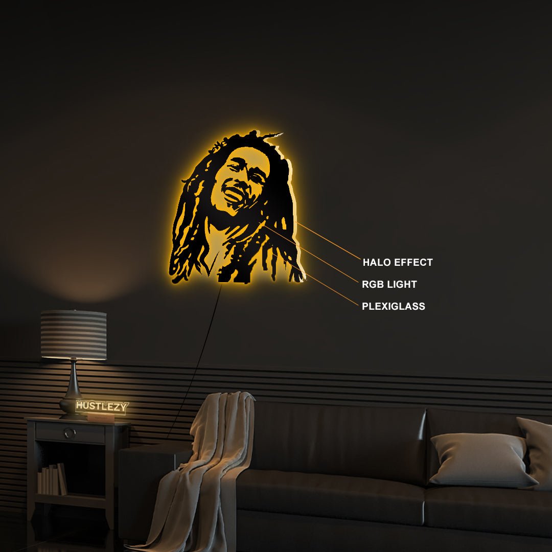 Bob Marley LED Potrait-Illuminihub