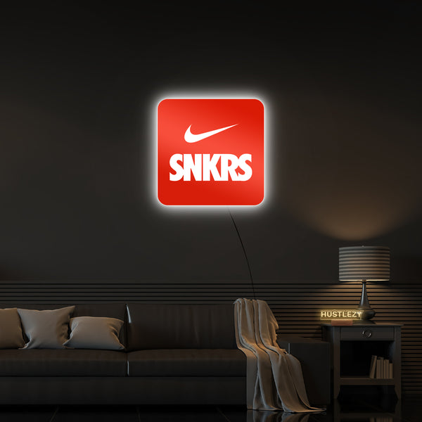 SNKRS LED Logo - HUSTLEZY